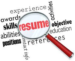 Resume keywords under magnifier